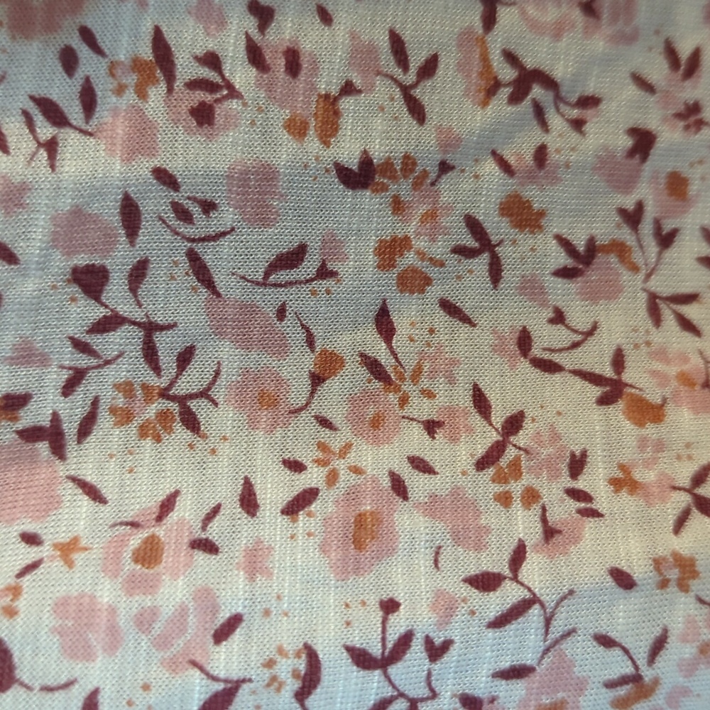 Lucky Brand Pink Floral Long Sleeve Scoop Neck Top NWT - Picture 5 of 9
